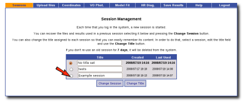 Session Management example 2