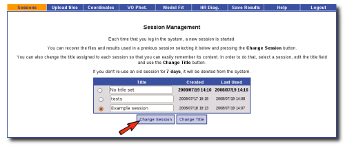 Session Management example 3
